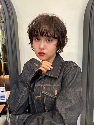 ショート パーマ MINX中村 公亮/デザインパーマのヘアスタイル