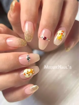 ネイル Miyu❤️‍🔥 Mieuxnailsのネイルデザイン