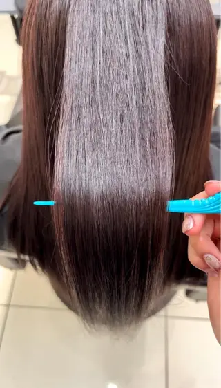カラー ウルフ🦋顔まわり ❤︎ ͛MEIのヘアスタイル