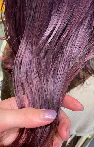 セミロング 💗モデルカット 募集中のヘアスタイル