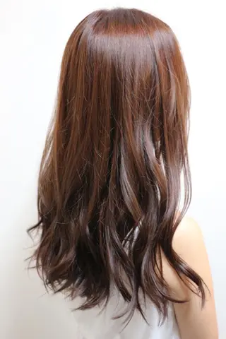 ロング カラー 東風上 亮介のヘアスタイル