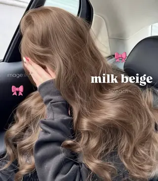カラー 透明感ベージュ🎀 Anju/渋谷🎀のヘアスタイル