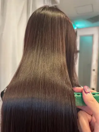 ロング パーマ 庄内/髪質改善 ハナキ モエのヘアスタイル