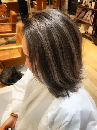 ミディアム ✨縮毛矯正✖︎顔周り レイヤー✨ナカムラのヘアスタイル