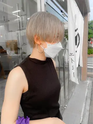 ショート ショート/パーマ /muku サリのヘアスタイル