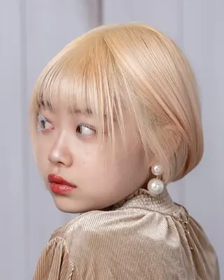 ショート カラー 松尾 泰伸のヘアスタイル