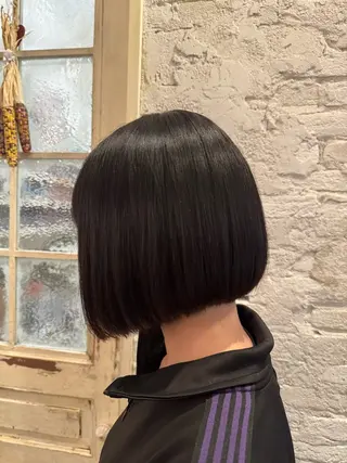 ミディアム 小村 理音のヘアスタイル