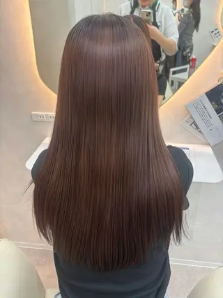 セミロング カラー 🖤みらい🖤 カットモデル様募集中のヘアスタイル