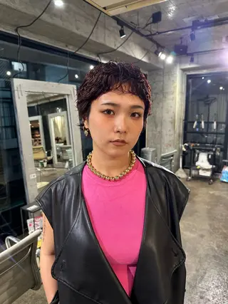 ショート カラー メンズ NORA Journey所属・梶原 蔵人のヘアスタイル