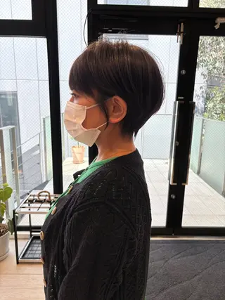 ショート 大人ショート特化/ カットモデル/表参道のヘアスタイル