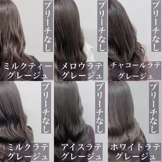 セミロング カラー ヘアアレンジ 💖韓国ヘアの匠 💖TAKUMI💖のヘアスタイル
