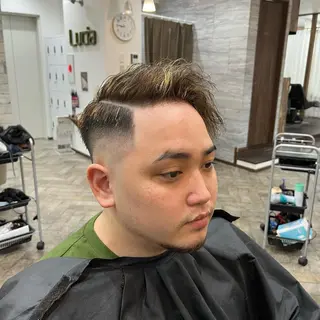 ショート カラー パーマ メンズサロン ANSWERのヘアスタイル