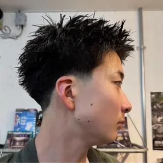 ショート メンズ 堀 琉冴のヘアスタイル