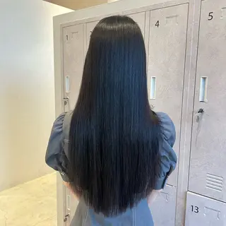 ロング カラー 馬場 美咲のヘアスタイル