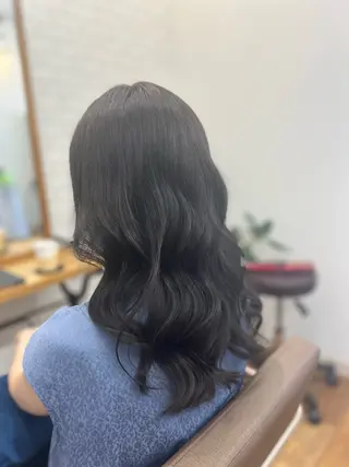 ロング 園田 彩音のヘアスタイル