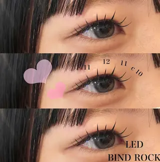 マツエク・マツパ nico所属・nico:) 金井 紗楽のマツエク・マツパデザイン