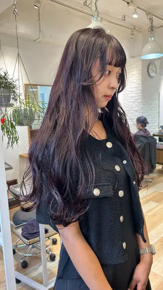 ロング カラー じゅわっと暖色カラー 🍊Moemiのヘアスタイル