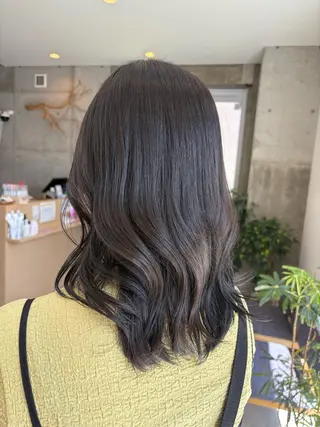 ミディアム 藤原仁美/レイヤー /透明感カラーのヘアスタイル