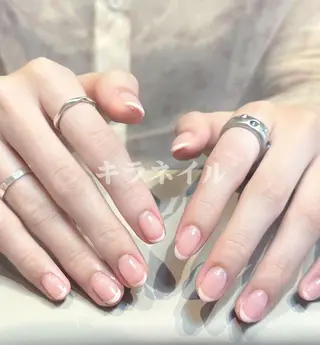 ネイル 🍑長さだし ワンホン💅モモコのネイルデザイン