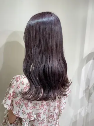 ミディアム カラー ムラ修正.ブリーチ エクステ🤍アミルのヘアスタイル