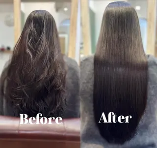 ロング カラー 🩵髪質改善🩵 韓国ヘア🩵花澤みりのヘアスタイル