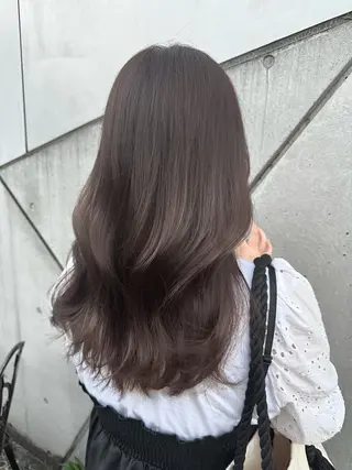 ロング カラー 韓国レイヤー✨ yasuko銀座のヘアスタイル