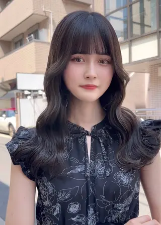ロング カラー 韓国系レイヤー特化 hiroのヘアスタイル