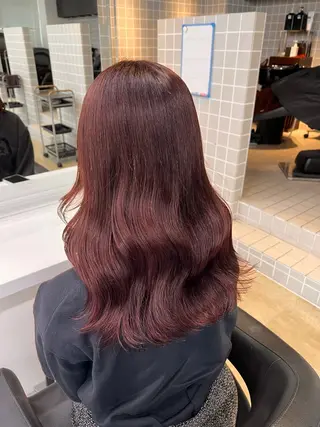 セミロング 💖札幌カラー 指名No.1💖玲奈のヘアスタイル