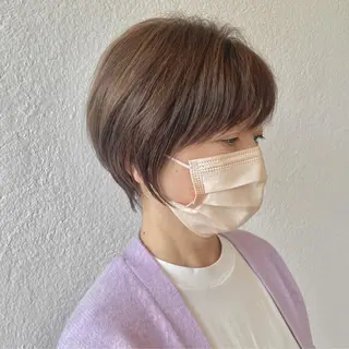 ショート カラー 髪質改善特化 谷口祐綺のヘアスタイル