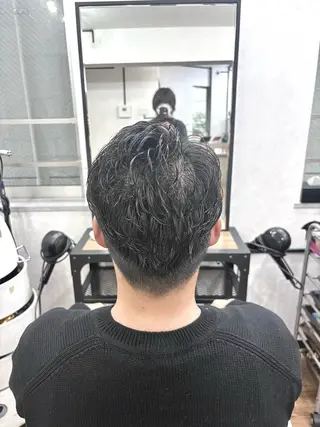 ショート パーマ メンズ 【メンズ特化】 横浜美容師kuのヘアスタイル