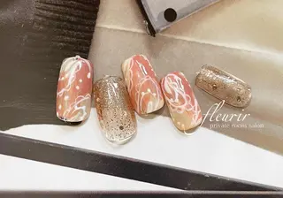 ネイル フルリール 【プライベートサロンのネイルデザイン