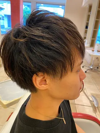 ショート メンズ 斎藤 彩香のヘアスタイル