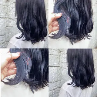 ミディアム カラー カジュアルを女っぽく 𝗮𝘆𝗮𝗰𝗼のヘアスタイル