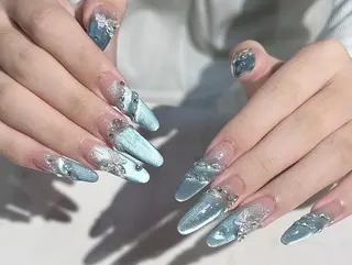 ネイル By moonネイル 🌷ワンホン/韓国風のネイルデザイン