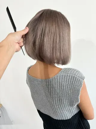 ミディアム ケアブリーチ 黒瀬有汰のヘアスタイル