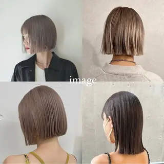 ショート aisa ／札幌／艶カラー🎀のヘアスタイル