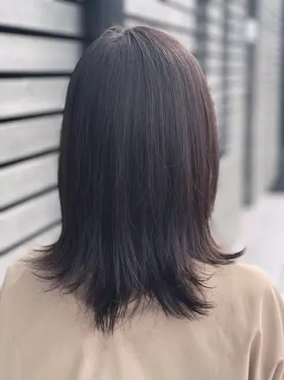 セミロング 千葉 たかしのヘアスタイル