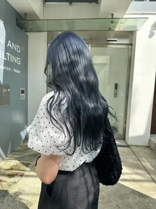 セミロング カラー 縮毛/ベージュカラー Mariamu🫧のヘアスタイル