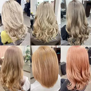 ロング カラー 池田 景子のヘアスタイル