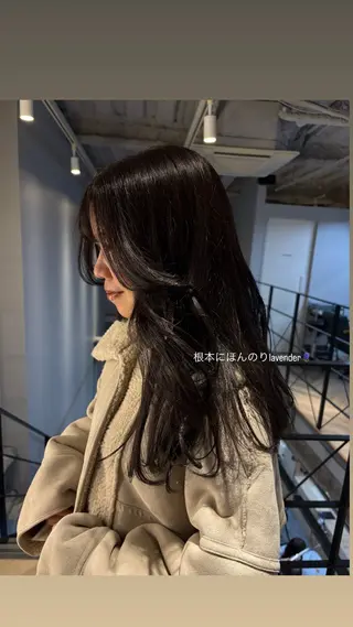 ロング カラー 石井聖愛/名古屋/ 伏見/カラーモデルのヘアスタイル