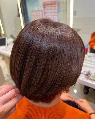 ショート 縮毛矯正/ショート 長岡/姉崎宏実🌿のヘアスタイル