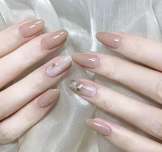 ネイル By moonネイル 🌷ワンホン/韓国風のネイルデザイン