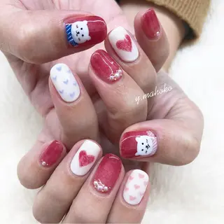 ネイル パラジェル有/ 長さだし/mahoのネイルデザイン