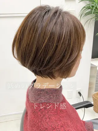 ショート カラー 似合わせ専門美容師 なかじまのヘアスタイル