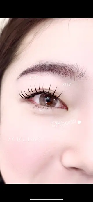 マツエク・マツパ mil❤︎ Kahoのマツエク・マツパデザイン