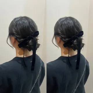 ヘアアレンジ 🫧艶カラー特化🫧 セット/mona🩵のヘアスタイル