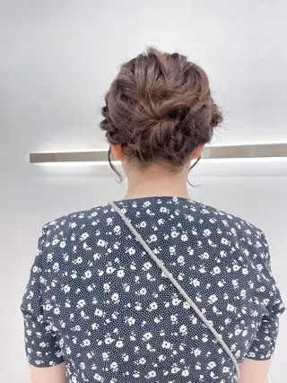 ロング ヘアアレンジ CARELLY Rukaのマツエク・マツパデザイン