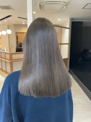 ロング レイヤー/くびれ/ 縮毛/チェレ金剛のヘアスタイル