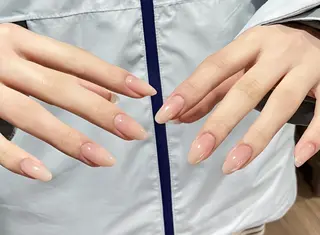 ネイル By moonネイル 🌷ワンホン/韓国風のネイルデザイン