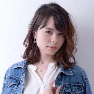 ミディアム パーマ ヘアアレンジ ショート×カラー 🦊堀米早紀【荻窪】のマツエク・マツパデザイン